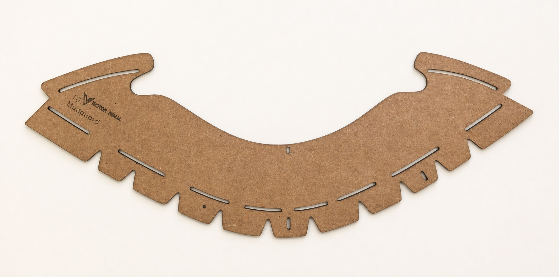 AJ 1 High TS template component with registration marks, cut marks, printed guide marks, and chipboard texture